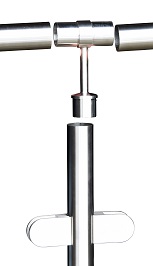 Geländer Stecksystem