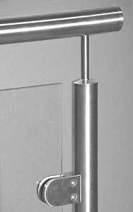 Edelstahlgel�nder mit Sicherheitsglas